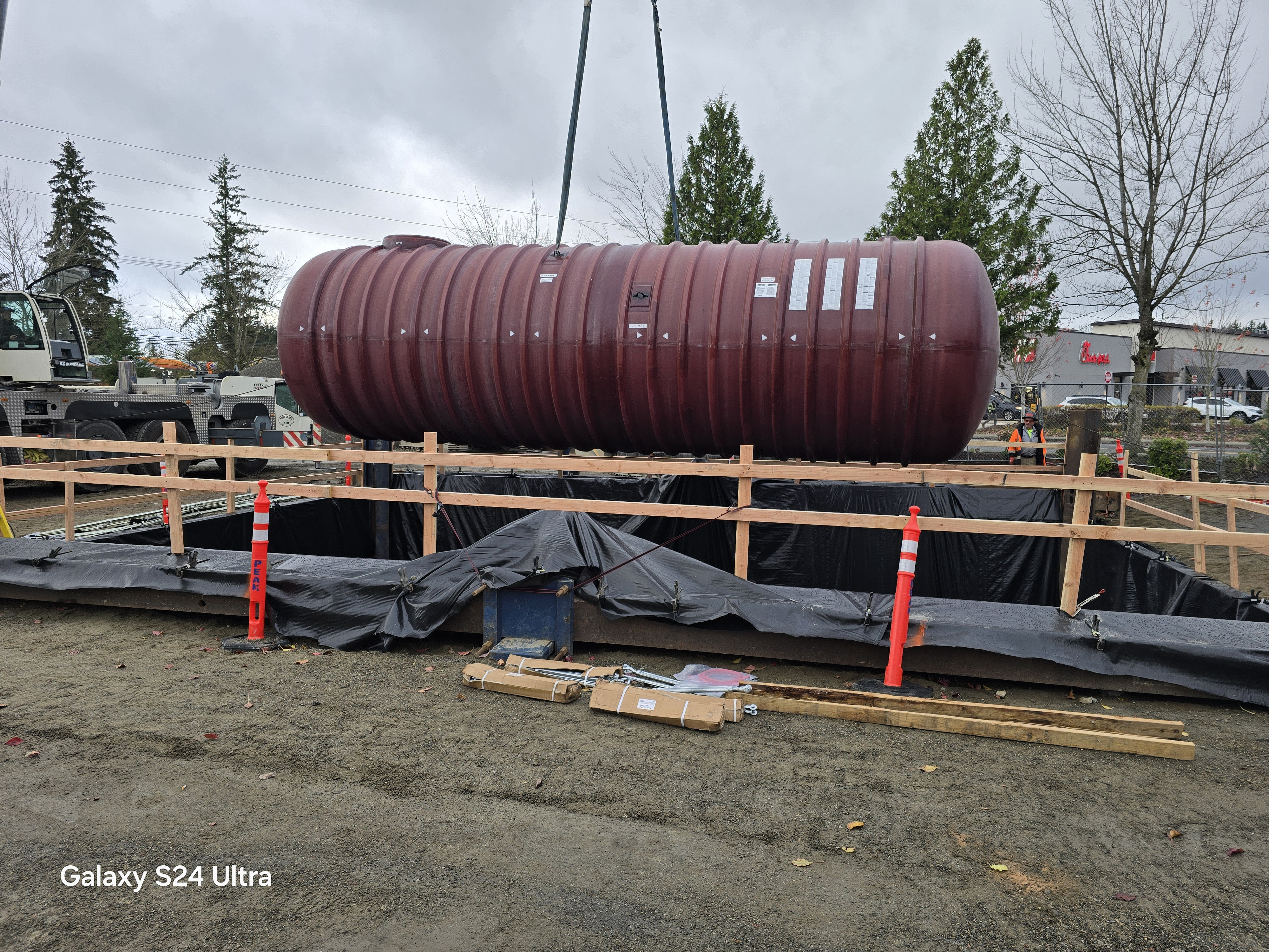 Marysville Store - Underground storage tank installation